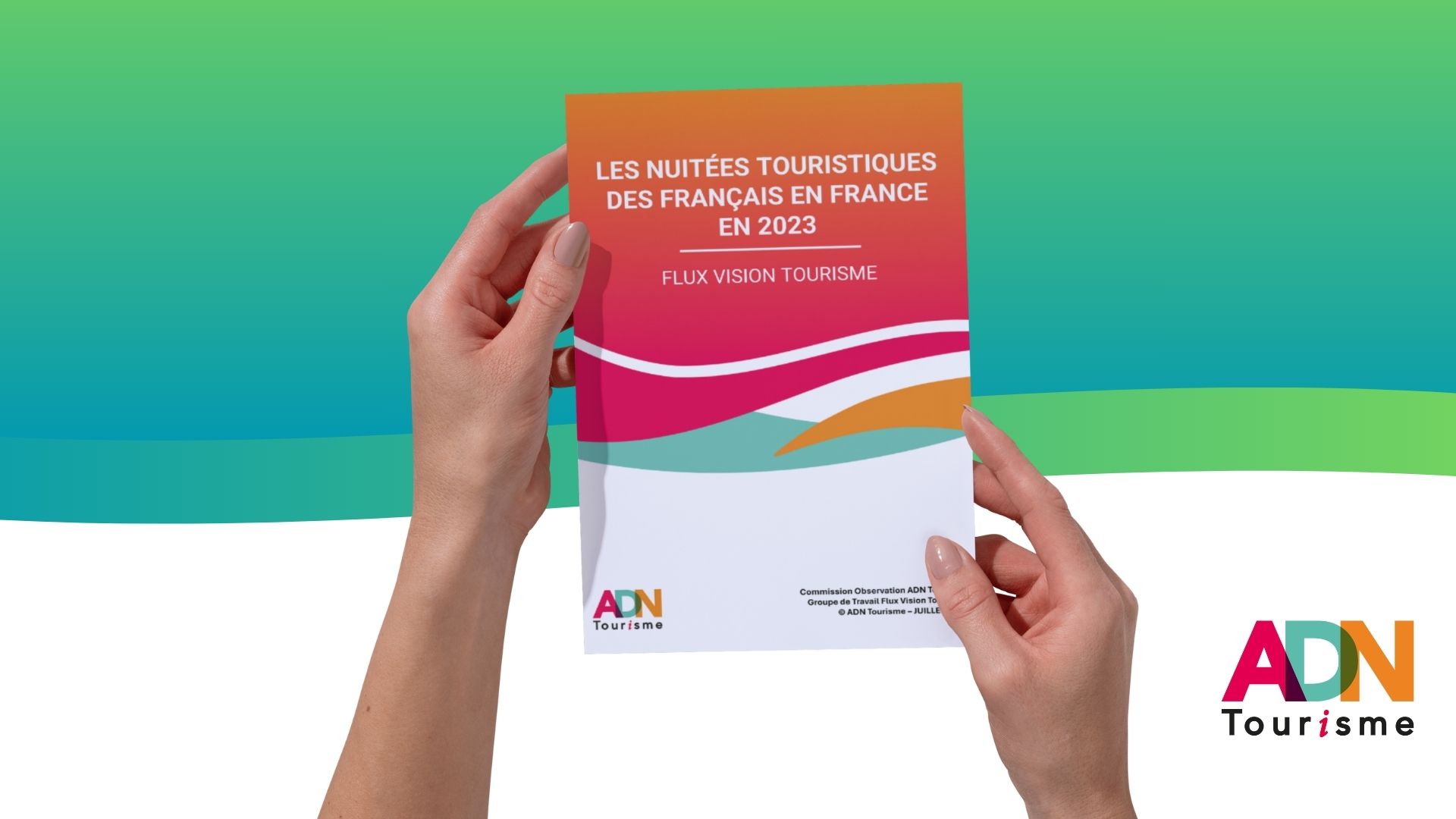 Couverture : Document nuitées touristiques des français en France en 2023